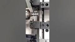 Impressionnante machine à tourner le tour CNC #cnc #cnclathe #cncmachining #machining #manufacturing #oem