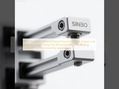 Robot industriel de haute précision à pince-doigts pneumatique Lien de conception robuste et durable pour les applications d'assemblage automatisées de machines de manipulation de matériaux