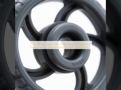 Rouleau en nylon pour roue omnidirectionnelle, haute précision, haute résistance à l'usure, pour châssis de robot de service, personnalisé