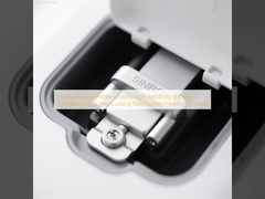 Mécanisme de verrouillage du couvercle du compartiment à batterie haute fiabilité du châssis mobile du robot de service - Personnalisation de précision