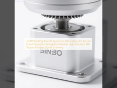 Support de rotation LIDAR en aluminium moulé sous pression pour module de navigation et de perception de robot de service, haute précision, rotation à 360 degrés, balayage stable