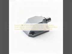 Couverture d'extrémité scellée résistant à l'explosion du moteur IP66 Grade de protection en acier inoxydable Couverture d'extrémité résistant à la poussière Accessoires de moteur imperméables à l'eau Composants personnalisés résistant à l'explosion