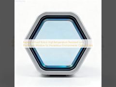 Fenêtre de protection pour lentille résistante aux hautes températures pour robot antidéflagrant en verre optique pour environnements dangereux