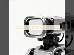 Fenêtre de protection pour lentille résistante aux hautes températures pour robot antidéflagrant en verre optique pour environnements dangereux