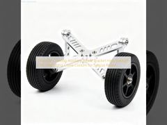 Support de roue auxiliaire pour franchissement d'obstacles, usinage CNC haute résistance, Chine, sur mesure pour robot spécial