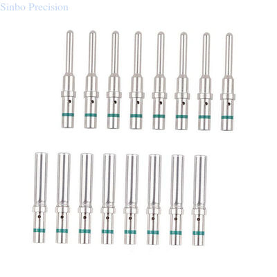 Pièces de fraisage Turing de cuivre en laiton composant de machines de commande numérique par ordinateur de galvanoplastie argentée