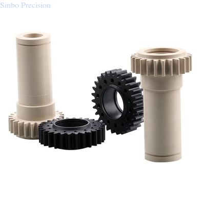 5 axes POM ABS usinant des pièces en plastique bloquent la coutume acrylique de fraisage de pièces de commande numérique par ordinateur