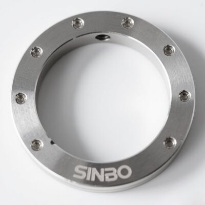 Module de navigation et de perception pour robot de service, bague de fixation pour capteur ultrasonique, support de montage antichoc et résistant aux intempéries